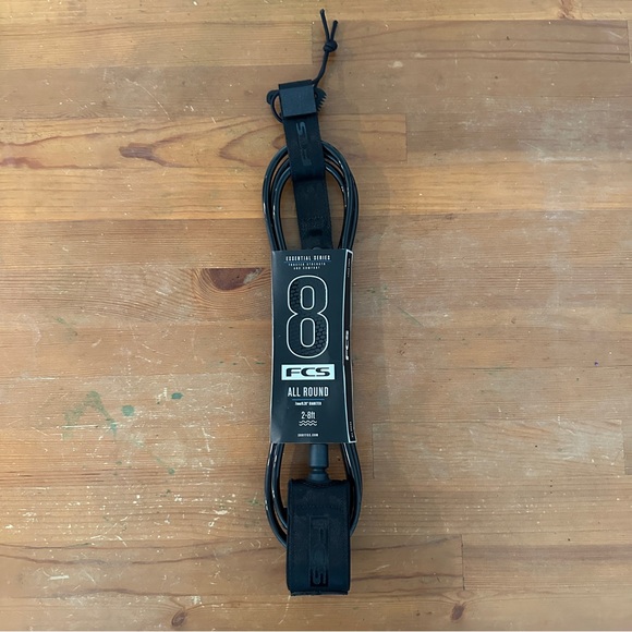 NWT FCS 8 All Round Essential Series Leash - Recommended Wave Size: 2 - 8 ft - Picture 2 of 9